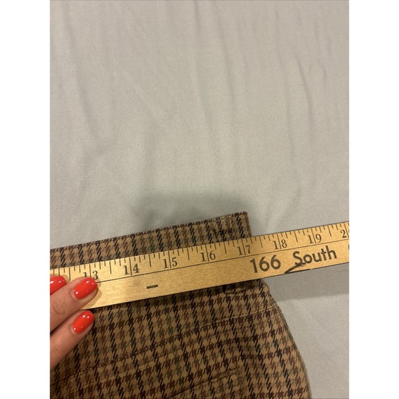 Vintage‎ Lauren Ralph Lauren Houndstooth Jeans 14 Straight Leg Old Money Classic - Picture 9 of 12